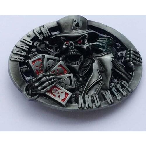 Skull Fashion Belt Buckle Mens High Quality Heavy Metal Cowboy Jeans Buckles for 4cm Belts Novelty Accesorios Gifts
