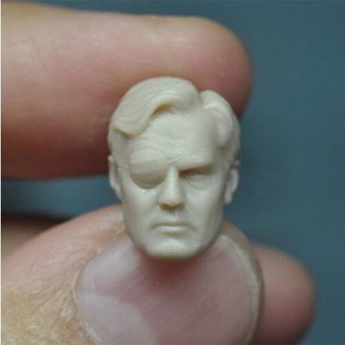 1/18 Scale The Walking Dead The Govern Head Sculpt Unpainted Fit 3.75" Figure