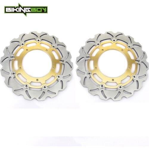 BIKINGBOY FZ1 / ABS 1000 06-14 FZ1 Fazer / ABS 07-12 11 10 09 YZF R6 17-21 R1 04-21 FZ1 N S 06-12 Front Brake Discs Disks Rotors