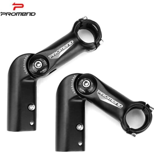 PROMEND Aluminum Alloy Bicycle Stem28.6*31.8mm Angle Adjustable Road Bike MTB Heightening Riser Bicycle Riding Parts