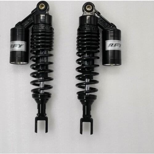 8mm spring 290mm/295mm/ 300mm Motorcycle Nitrogen Shock Absorber Suspension For Honda Yamaha Suzuki Scooter Quad Orange+orange