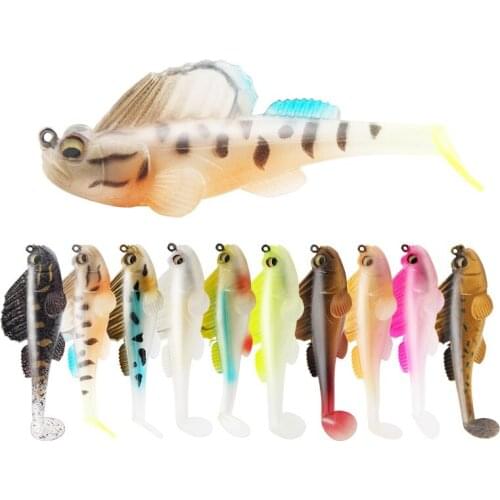 Hidden Fish Hook, Silicone Lure, Anti-hanging Bottom, Bionic Soft Bait, 8.5cm/14g Bait, Fishing Accessories