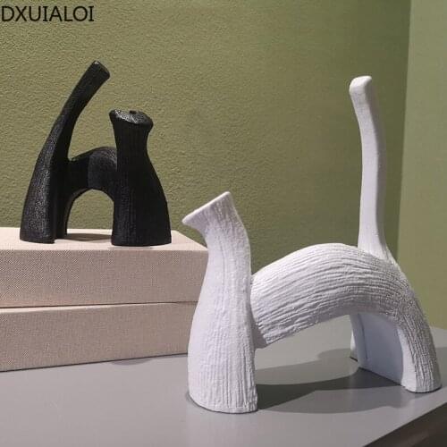 DXUIALOI Creative Art Abstract Decoration Resin Crafts Housewarming Gift TV Cabinet Living Room Desktop Home Decoration