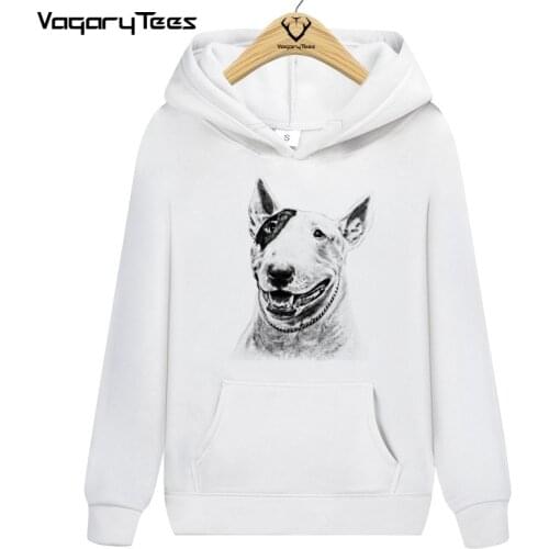 Vagarytees Pit Bull Terrier Hipster Large Print Mens Hoodies Cool Casual Pride Autumn streetwear Men Fashion Harajuku Unisex