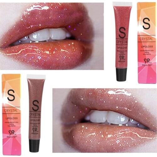 Glitter Liquid Lipstick Long Lasting Waterproof Moisturizing Candy Color Lip Gloss