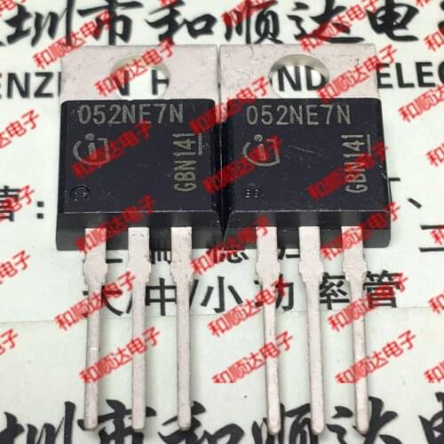 10pcs/lot IPP052NE7N3G 052NE7N New stock TO-220 75V 80A