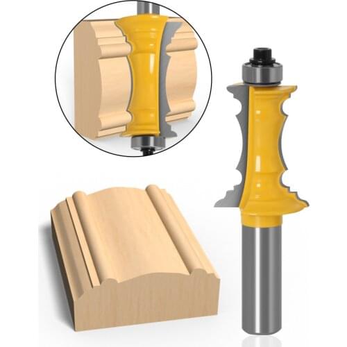 12mm Shank Mitered Drawer Front Molding Router Bit Woodworking Milling Cutter