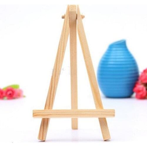 5pcs/lot Mini Artist Wooden Easel Wood Wedding Table Card Stand Display Holder For Party Decor 8*15cm