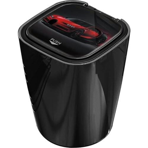 Car Ashtray Smokeless Portable Mini Trash Can With Lid Coin Storage Cup Container Ashtray Cigar Car Styling For Home Travel