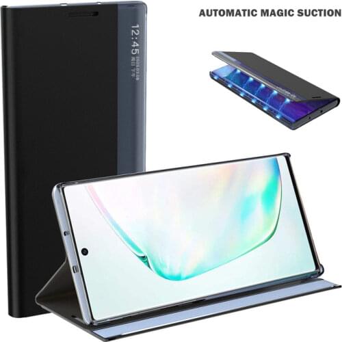 Smart Sleep Awake Flip Cover For Huawei P20 P30 P40 Mate 20 P20 P30 P40 Pro P20 P30 Lite Window View Flip Leather Phone Case