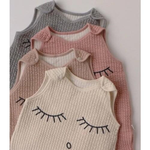 Baby Sleeping Bag Vest Cartoon Soft Infantil Spring Autumn Cotton Toddler Sleep Sack Kids Slaapzak Bed Children Pajamas Jumpsuit