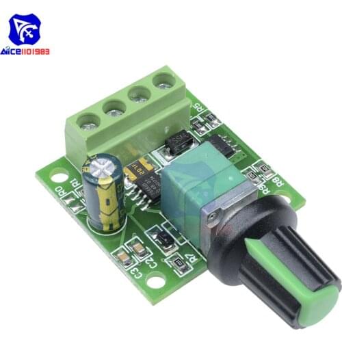 DC Max Output Current 2A Adjustable Voltage 1.8V 3V 5V 6V 12V 2A Low Voltage Motor Speed Controller Board Module