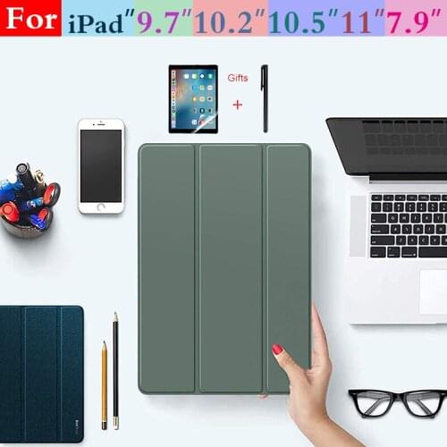 For iPad 9.7 2018 2017 Case for mini 4/5 Cover for iPad 2 3 4 Air 2 1 for Air 3 10.5 Pro 11 2020 inch Case for iPad 10.2 2019