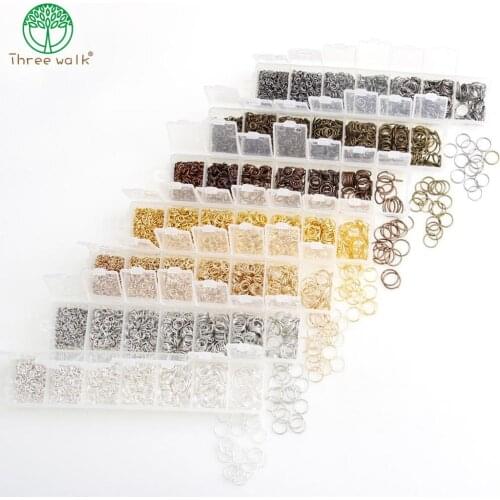Mixed Size DIY Jewelry Findings Material Beads Cup Earring Hook Jump Ring Hook Pin Box Sets For Jewelry Making Findings