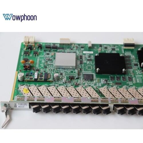 Zte 16 ports gpon olt gtgh Original ZTE Card ZTE Board 16 Ports GPON OLT GTGH Card with 16pcs C++ SFP Modules for C300 C320 OLT