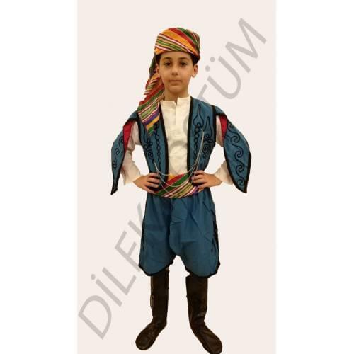 Zeybek Costume Aegean coast Regional Clothes Folklör Gown THAN.. 15 age up to age you want message