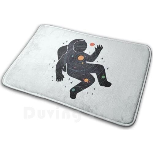 Inner Space Mat Rug Carpet Anti-Slip Floor Mats Bedroom The Paper Crane Rick Crane Thepapercrane Cosmos Space Travel Exploration