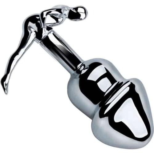 Metal Dildo Butt Plug Lesbian Sex Toys Stainless Steel Tail Plug Adult Products