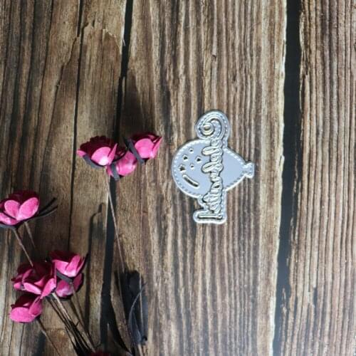 Balloon Metal Cutting Dies Celebrate Word Stencil Template for DIY Embossing Paper Photo Album Card Making Decoration