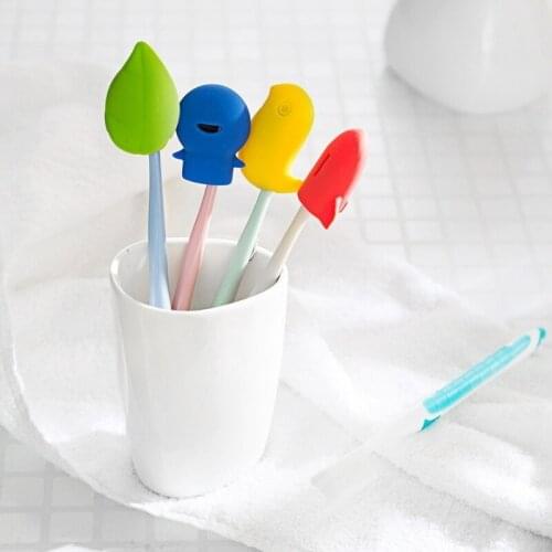 Cartoon travel toothbrush head protective cover Toothbrush box Toothbrush cover box Brush head protective shell