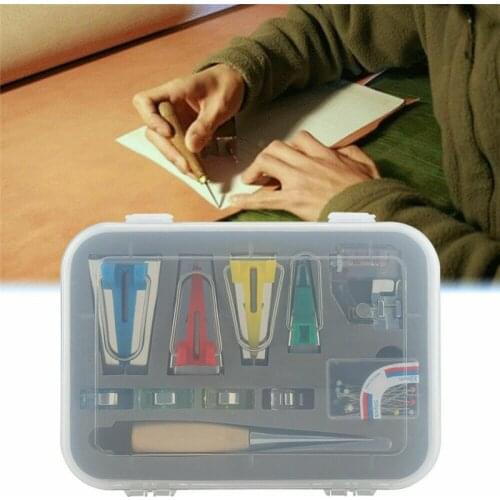 New Sewing Machine Tools Sets DIY Patchwork Quilting Tool Binding Sew Hemming Device Multifunction Sewing Bias Tape Maker Set