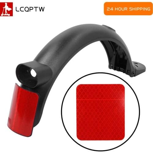 Rear Fender Reflective Warning Electric Scooter Mud Fender Guard Skateboard Fenders for Xiaomi M365 Pro 2 pro 1s Accessories