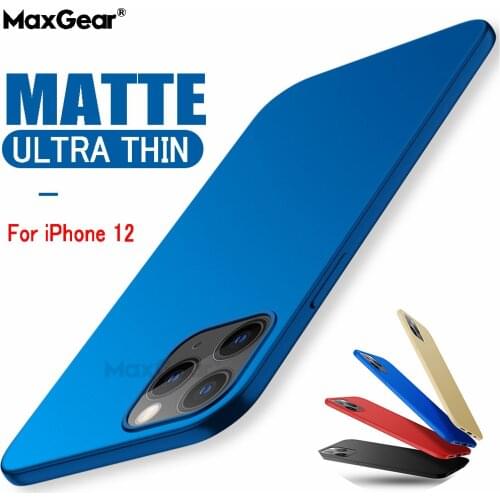 Shockproof Hard Cover For iPhone 12 Pro Matte Case For iPhone 12 Mini 11 Pro Xs Max XR X 7 8 Plus SE New Color Ultra Thin Fundas