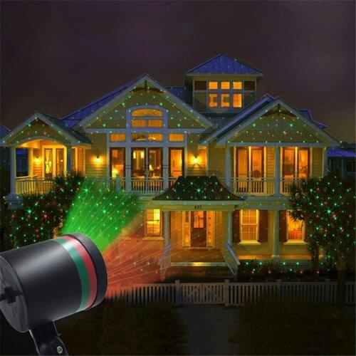 Christmas Moving LED Starry Sky Laser Projector Light Home Party Stage Light Outdoor Waterproof Garden Lawn Landscape Spotlight