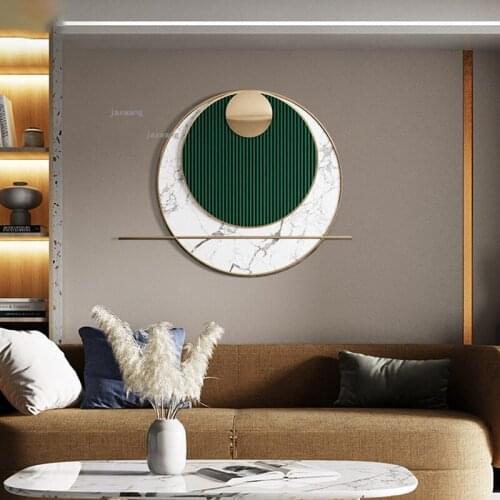 Living Room Sofa Background Decoration Italian Wrought Iron Restaurant Wall Pendant Modern Bedroom Pub Three-dimensional Hanging