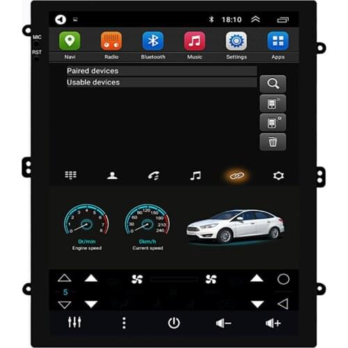 9.7 inch Android Double Din Vertical Touch Screen Car Modified Autoradio Navigation Android Car GPS Radio