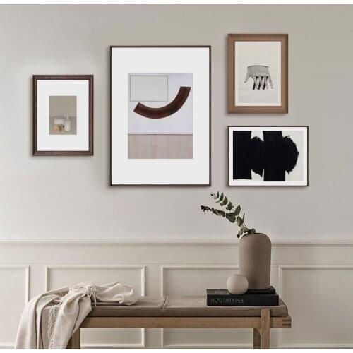 Abstract Geometric Graphic Black Canvas Painting Scandinavia Styles Wall Art Picture Posters Prints for Living Room Home Decor