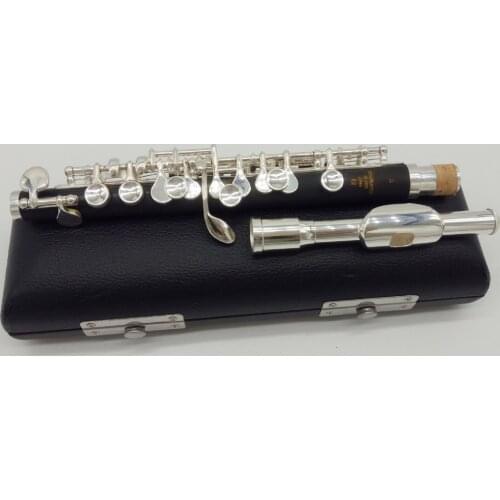 DeXin Professional Piccolo 82 ABS Resin Body Silver-plated Headjoint Keys E Mechanism Instrument Bakelite Student Piccolos Flute