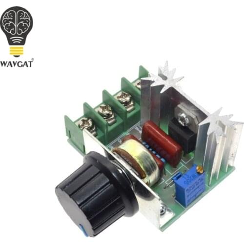 WAVGAT High Quality 2000W AC 220V SCR Electronic Voltage Regulator Module Speed Control Controller Worldwide Top Sale