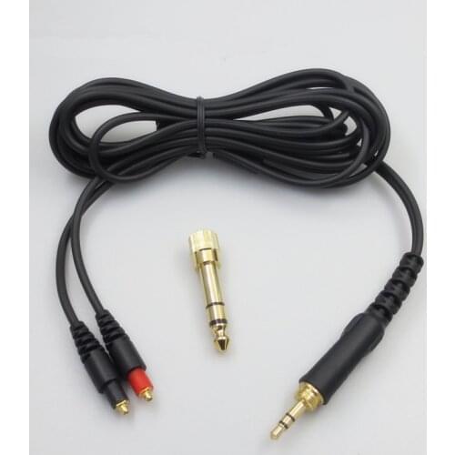 Applicable to Shure SRH1440 SRH1540 SRH1840 Headphone cable MMCX interface audio cable 6.5MM threaded adapter