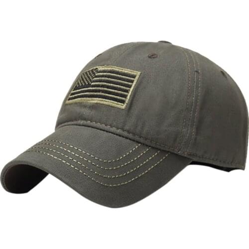 Flag Embroidery Hat Thin Blue Line Flag Low Profile Tactical Hats Embroidered Cap Outdoor Sport Cycling Running Hats 2019