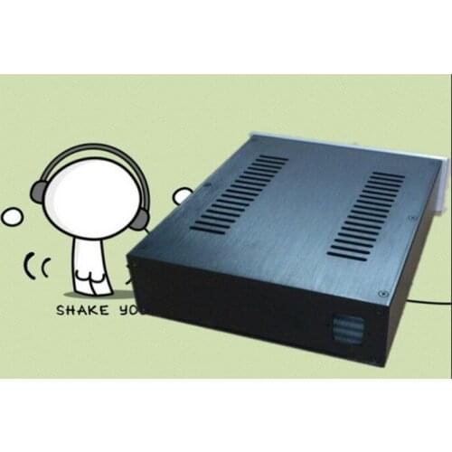 2607 silver full Aluminum Preamplifier enclosure/amplifier chassis AMP BOX
