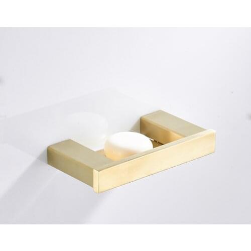 FRUNNSHY Brass Soap Dish Storage Holder Wall Mounted Antique Brass Soap Holder Box Soap Basket Bathroom Accessories WB5005