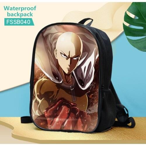 LISM One Punch Man Fashion Anime Customized Backpacks Rucksacks School Backpack Casual Bags travel Knapsack Unisex