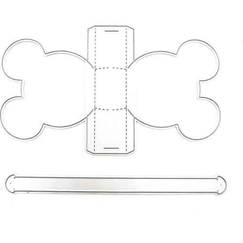 Mickey Box Metal Dies Stencils For Scrapbooking Die Cut Stencil Handmade Paper Card Make Mould Model Craft Decoration