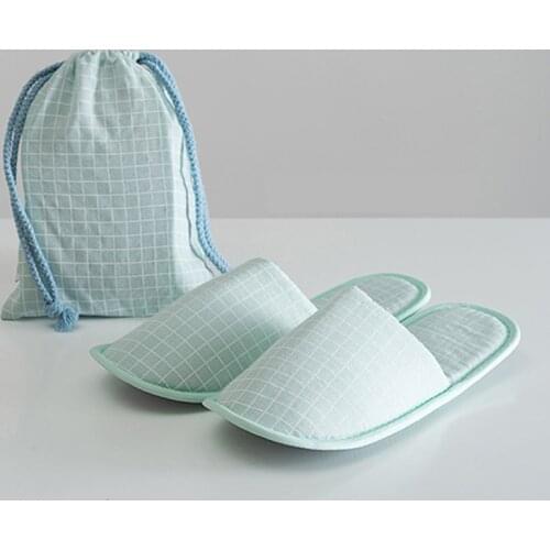 New Simple Slippers Men Women Hotel Travel Spa Portable Folding House Disposable Home Guest Indoor Slippers Big Size Shoes 7479