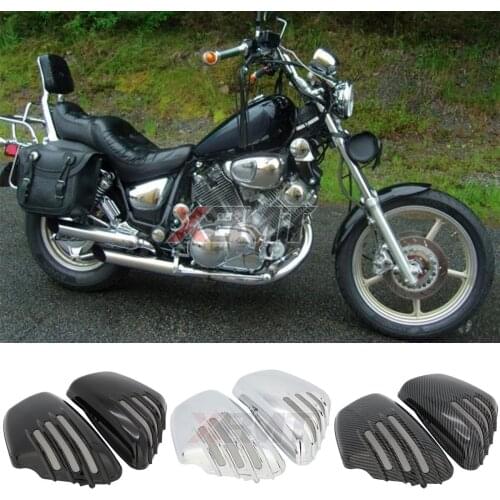 Motorcycle Left Right Side Fairing Battery Cover For Yamaha Virago 700 750 1000 1100 XV700 XV750 XV1000 XV1100 1984-2020 2021