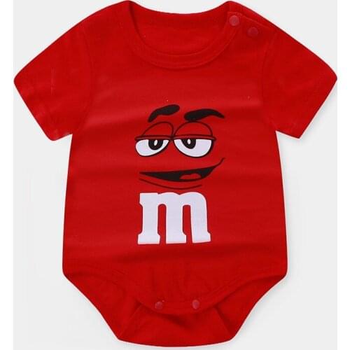 0-1 Years Old Baby Clothes Rompers Cotton Infantil Jumpsuit Summer Print Baby Bodysuit New Born Girl Onesie