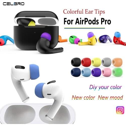 DIY Candy Color For Apple AirPods Pro 3 Eartips In Ear Tips For Air Pods Earphones Skin Cover Earpads Silicone Earbuds Accessory