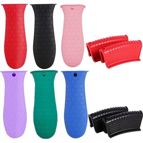 Silicone Hot Handle Holder,Assist Grips,Potholder for Cast Iron Skillets,Heat Resistant Handle Cover Sleeve for Pans