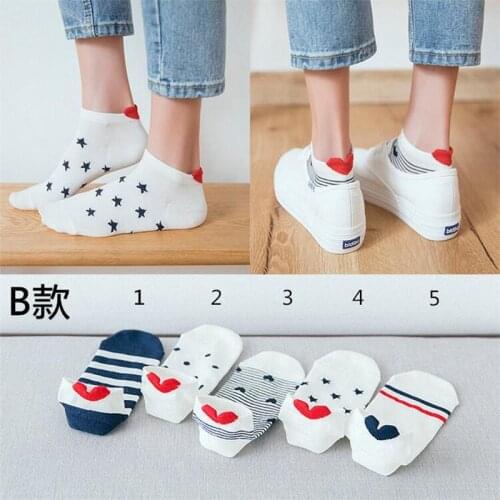 Japanese style cute Womens short summer Cotton Invisible fashion no-show ankle Cheap things Pair 2021 trends Slipper socks