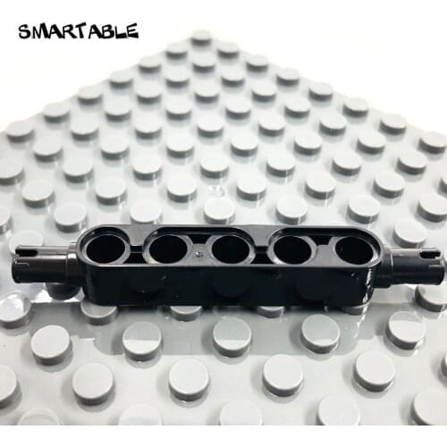 Smartable Technic Beams Liftarm 1X5 With Double Pin Building Blocks MOC Parts Toys Compatible Major Brand 20pcs/lot