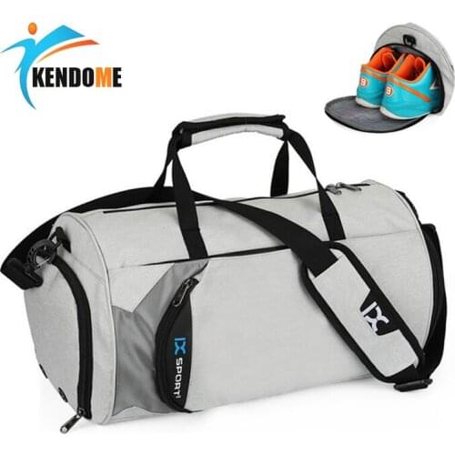 Top Outdoor Multifunction Men Sports Gym Bag With Shoes Pocket For Training Fitness Shoulder Bag Women Travel Yoga Handbag