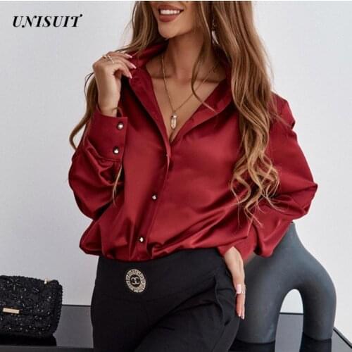 Блузки на пуговицах UNISUIT China At AliExpress