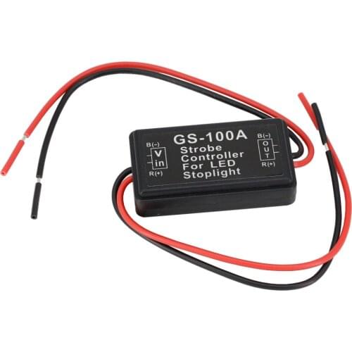 GS-100A Brake Light Controller 12V 24V Fast and Slow Flashing Brake Strobe Relay Flashing Relay