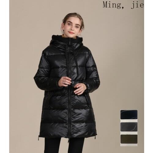 2020 New European and American Cotton Clothes Womens Loose Large Size Long Cotton Jacket Bubble